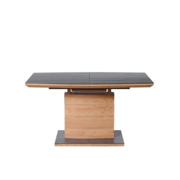 Фото1.Обеденный стол раскладной Halmar CONCORD 140 (180) x80 дуб/серый
